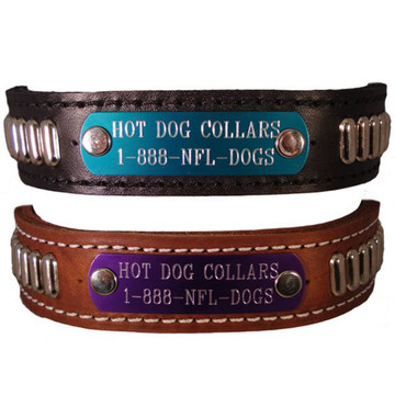 leather dog collars with name plates leather dog collars with name plates